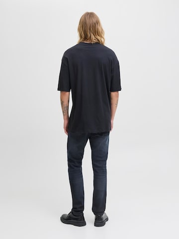 JACK & JONES Úzky strih Džínsy 'JJIGLENN JJICON' - Modrá