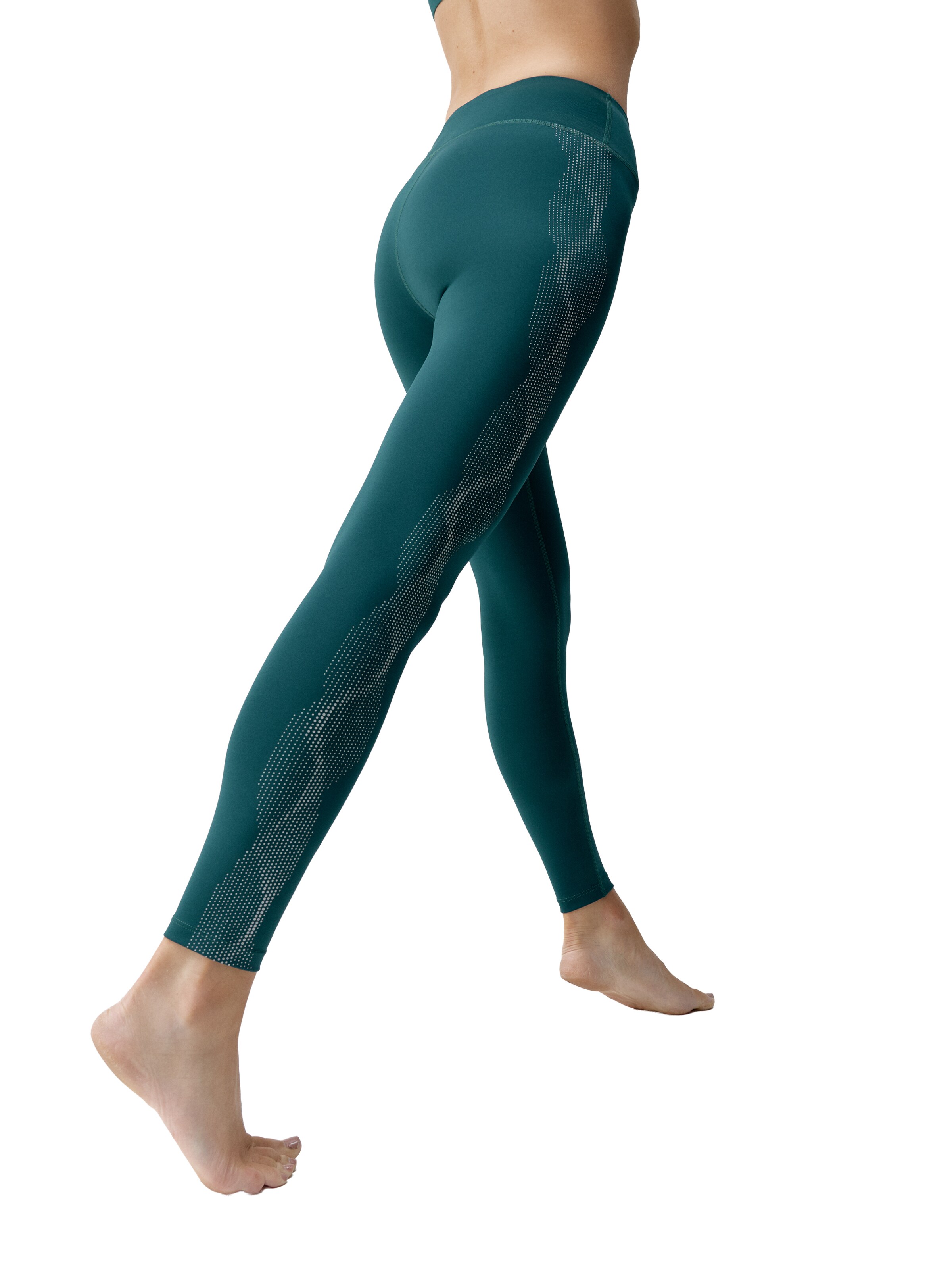 Born Living Yoga Skinny Leggings 'Kishi' in Groen
