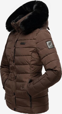 NAVAHOO Winter Jacket 'Milianaa' in Brown