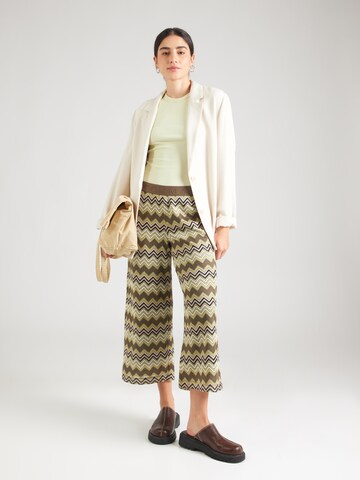 COMMA Wide leg Broek in Groen