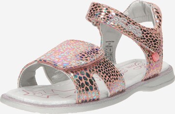 TOM TAILOR Sandals in Pink: front