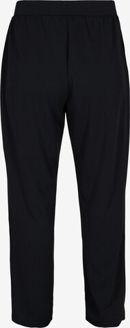 Zizzi Loosefit Hose 'Ebetine' in Schwarz