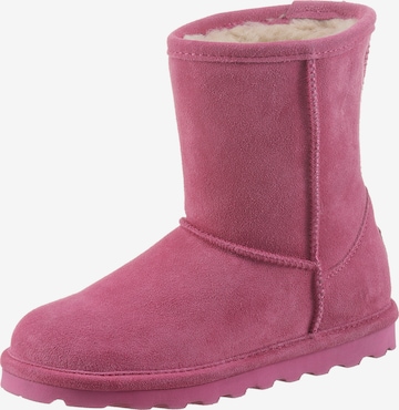 Bearpaw Snow Boots in Pink: front