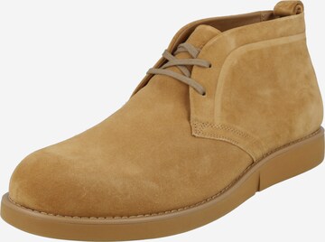 Calvin Klein Chukka Boots in Brown: front