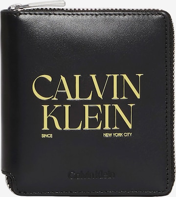 Calvin KleinNovčanik - crna boja: prednji dio