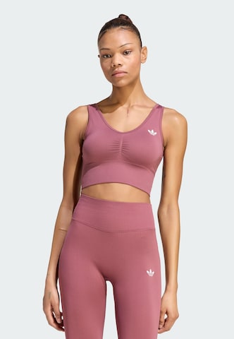 ADIDAS ORIGINALS - Bustier Sujetador 'Essentials' en rojo: frente