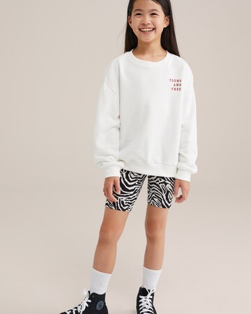 balts WE Fashion Šaurs Legingi