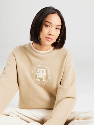 TOMMY HILFIGER Sweatshirt in Beige