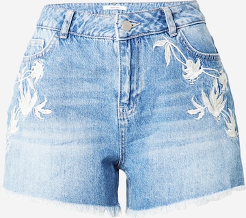 ABOUT YOU Regular Jeans 'Gemma Shorts' in Blue: front