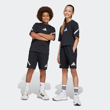 ADIDAS SPORTSWEAR Свободный крой Спортивные штаны 'ZNE' в Черный