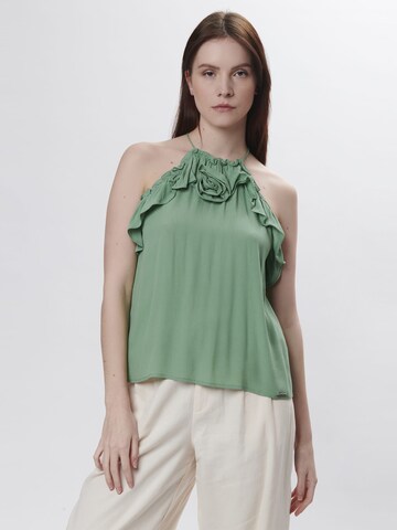 Influencer - Top en verde: frente