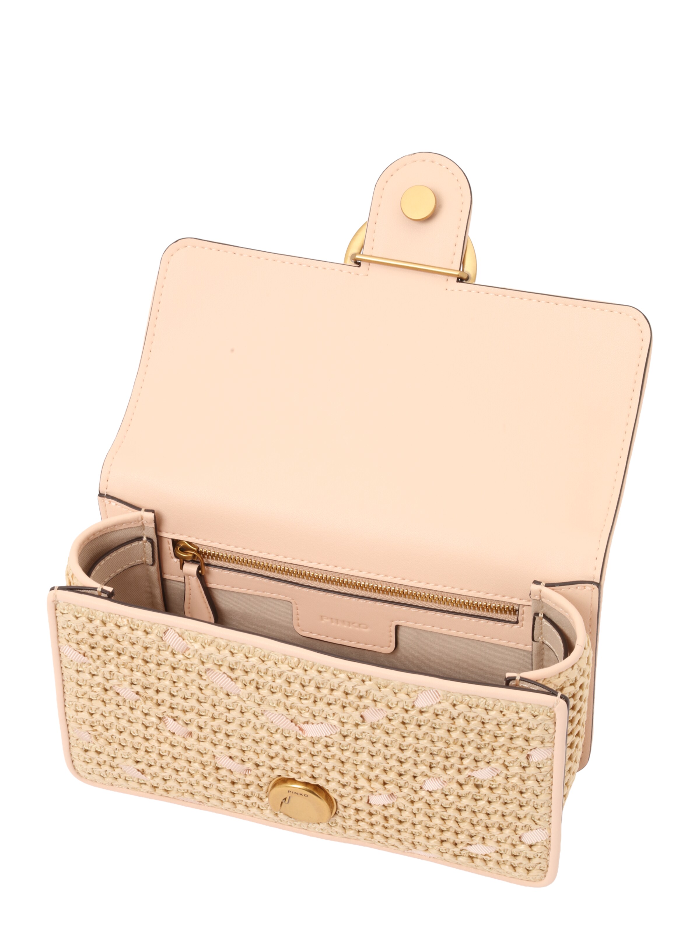 Sac à bandoulière 'LOVE ONE' PINKO en beige