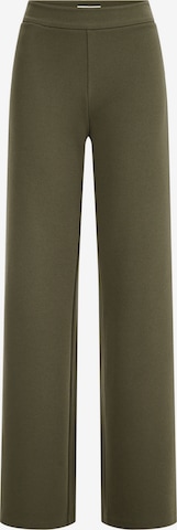 WE Fashion Boot cut Pants in Green: front