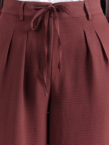 ABOUT YOU Wide Leg Hose 'Marissa' in Rot