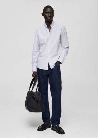 MANGO MAN Regular Fit Hemd 'Kodak' in Weiß