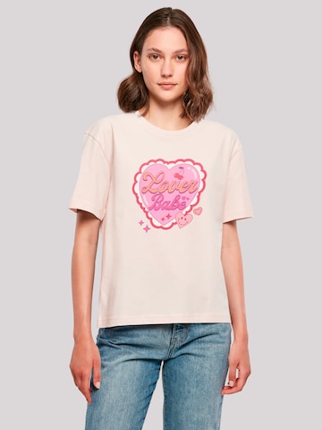 F4NT4STIC Shirt 'Lover Babe Valentinstag' in Pink: front