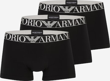 Boxer di Emporio Armani in nero: frontale