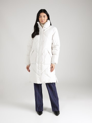 ESPRIT Płaszcz zimowy w kolorze beżowy: przód