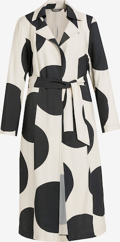 Ulla Popken Between-Seasons Coat in White: front