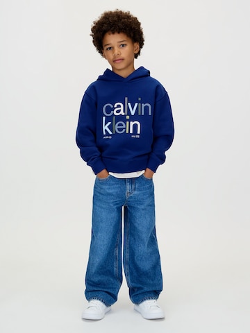 Calvin Klein Jeans Sweatshirt in Blau