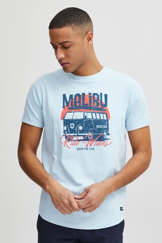 INDICODE JEANS Shirt 'Daniel' in Blauw: voorkant