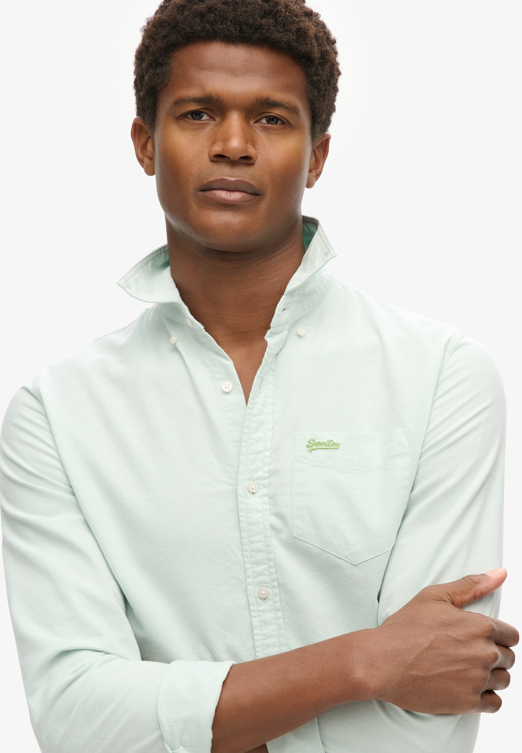 Coupe regular Chemise Superdry en vert
