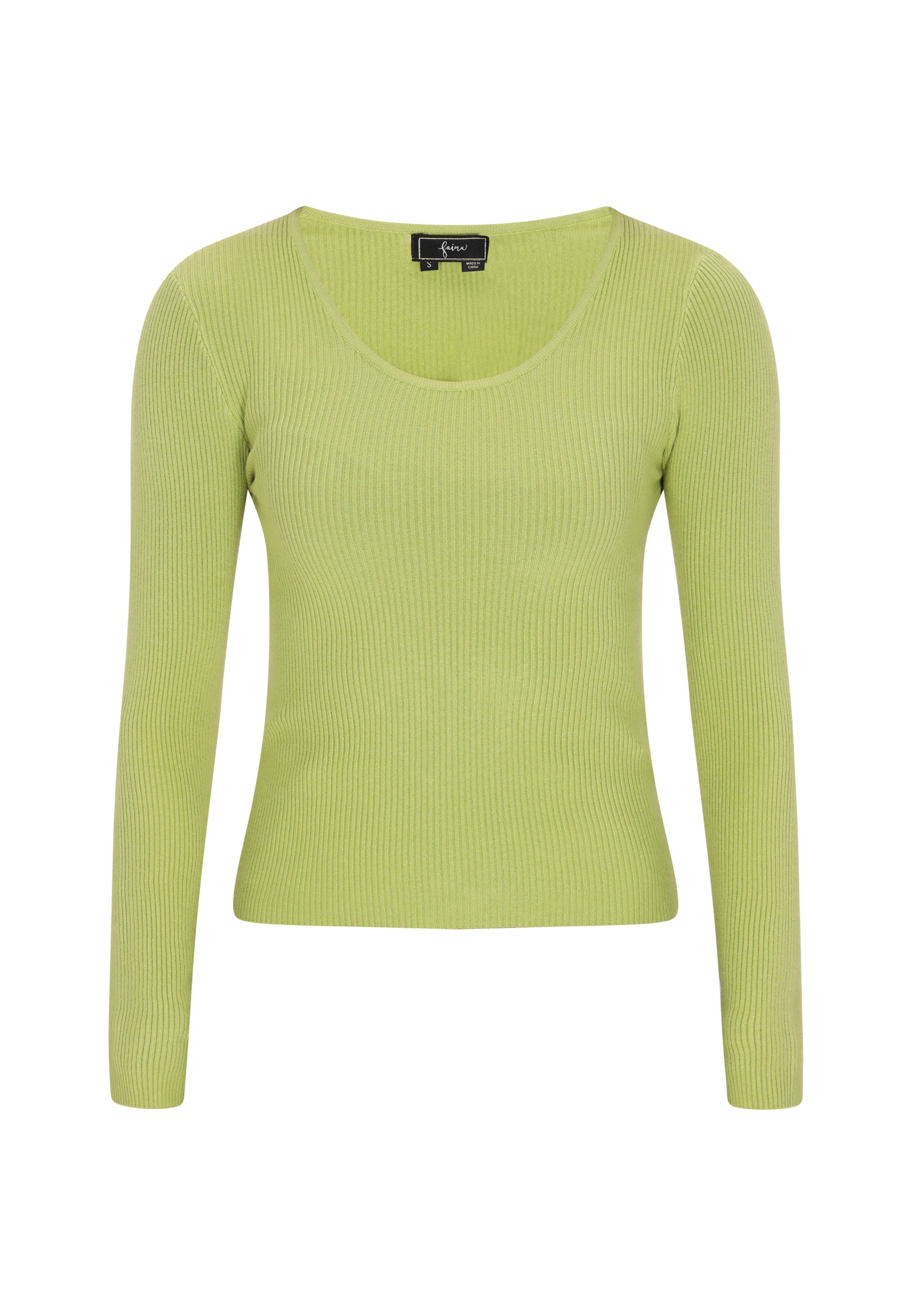 Pull-over 'Fashion Look' faina en vert : devant