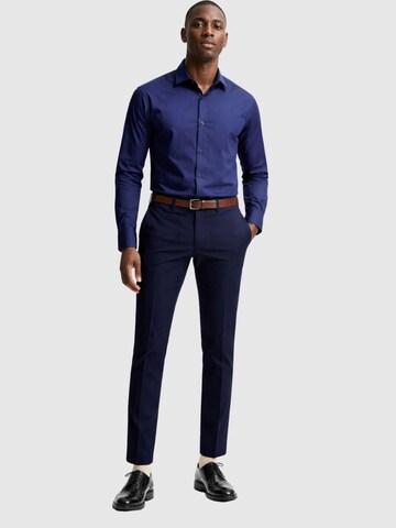JACK & JONES Normalny krój Spodnie '12288598' w kolorze niebieski
