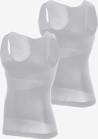 MEETWEE Onderhemd '2-Pack tummy control vest' in Wit: voorkant
