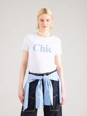 Tricou de la MORE & MORE pe alb: față