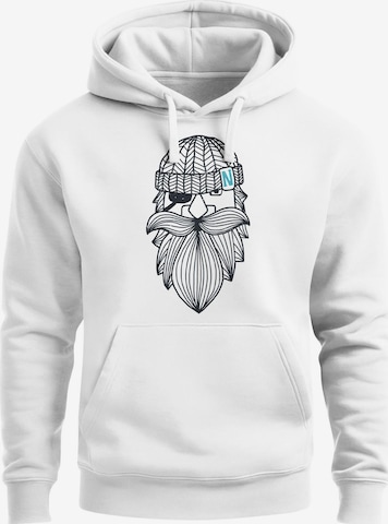 Neverless Sweatshirt 'Sailor Captain' in White: front