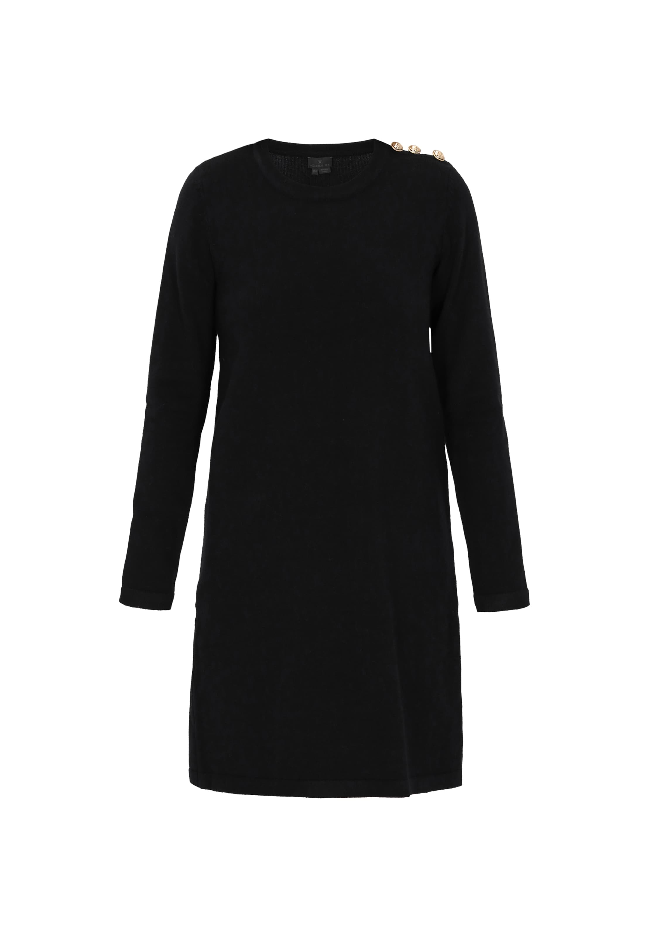 DreiMaster Klassik Knit dress in Black: front