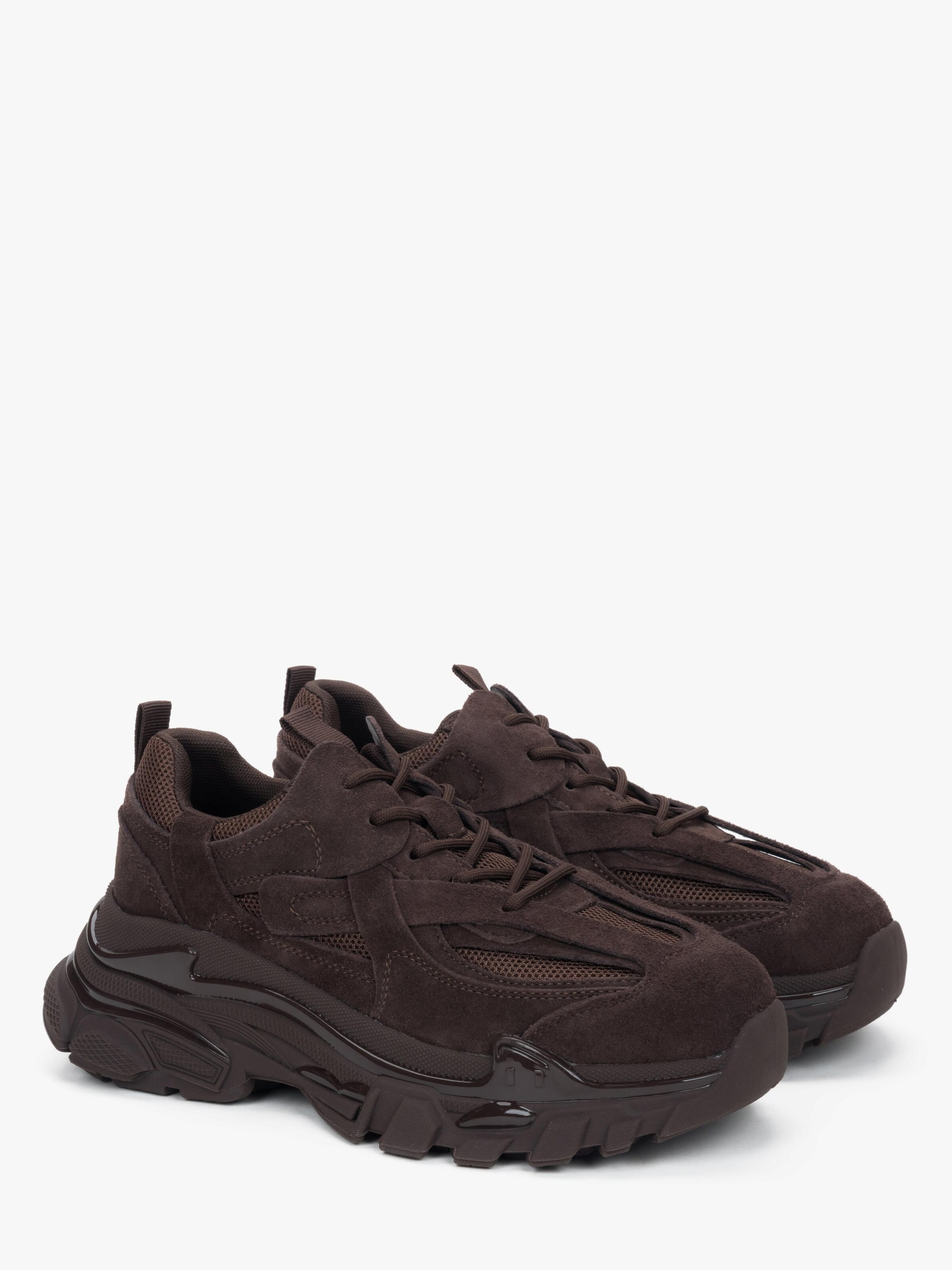 ES8 Låg sneaker '123-3' i brun