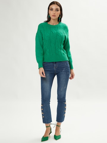 Influencer Sweater in Green