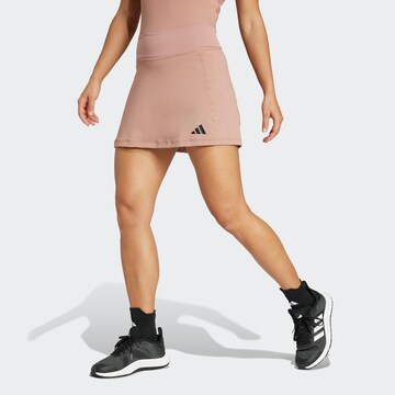 ADIDAS PERFORMANCE Sports skirt 'OPTIME' in Pink: front