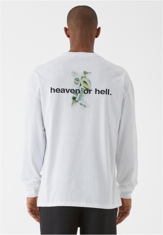 9N1M SENSE Shirt 'Heaven Or Hell' in White