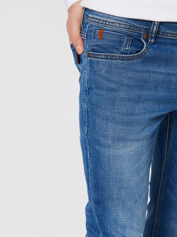 TIMEZONE Slimfit Jeans 'Eduardo' in Blau