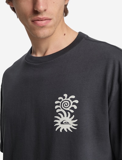 QUIKSILVER T-Shirt fonctionnel 'Evo Blossom Of Peace' en pueblo / gris foncé / blanc cassé, Vue avec produit
