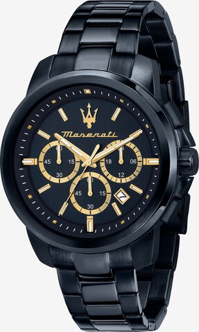 Maserati Analog Watch 'Successo' in Blue: front