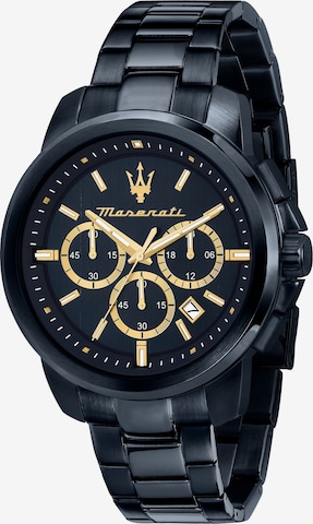 Maserati Analog Watch 'Successo' in Blue: front