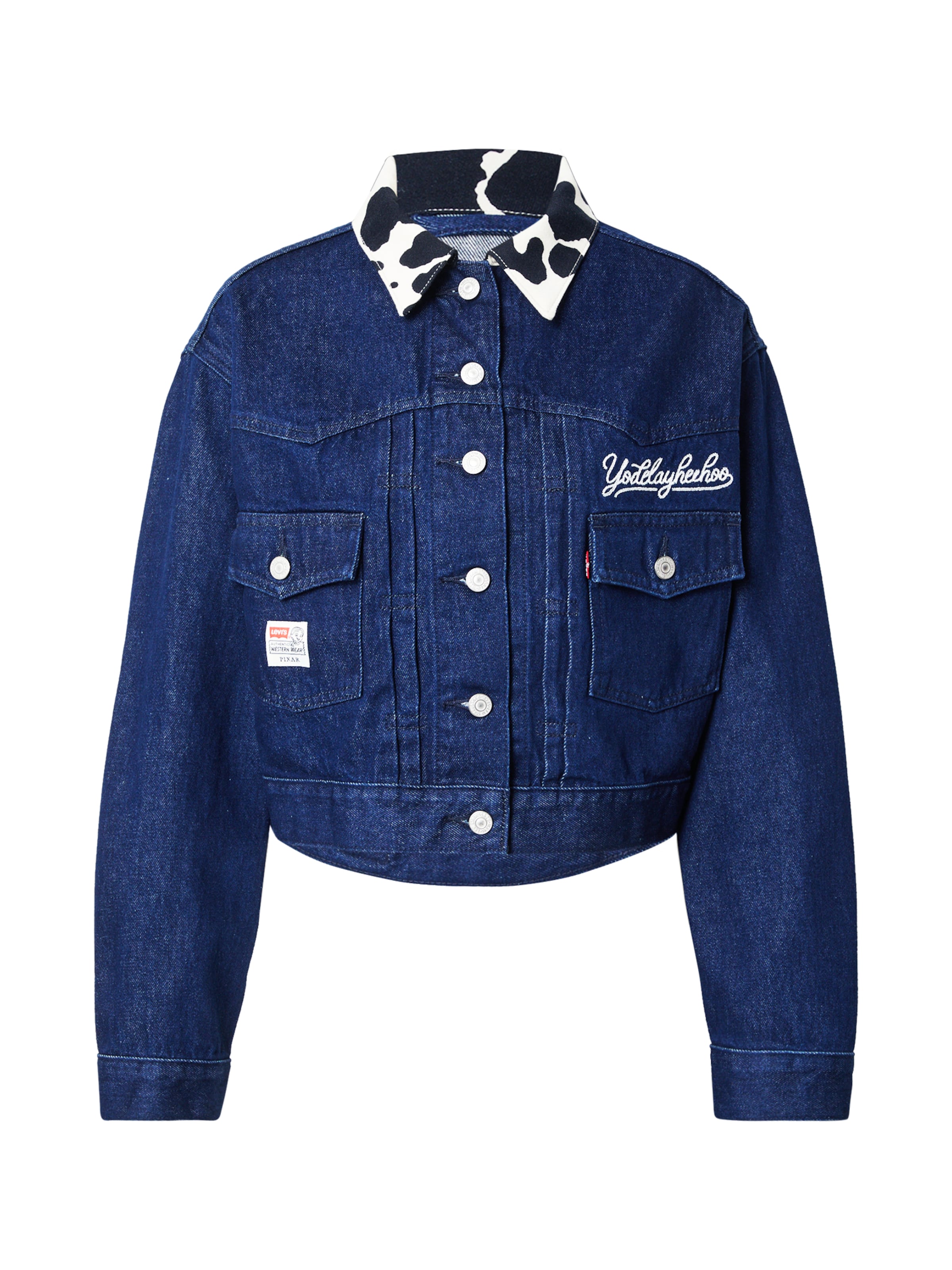 LEVI'S ® Casaco meia-estação 'Toy Story Type II Trucker Jacket' em marinho / azul ganga / branco, Vista do artigo