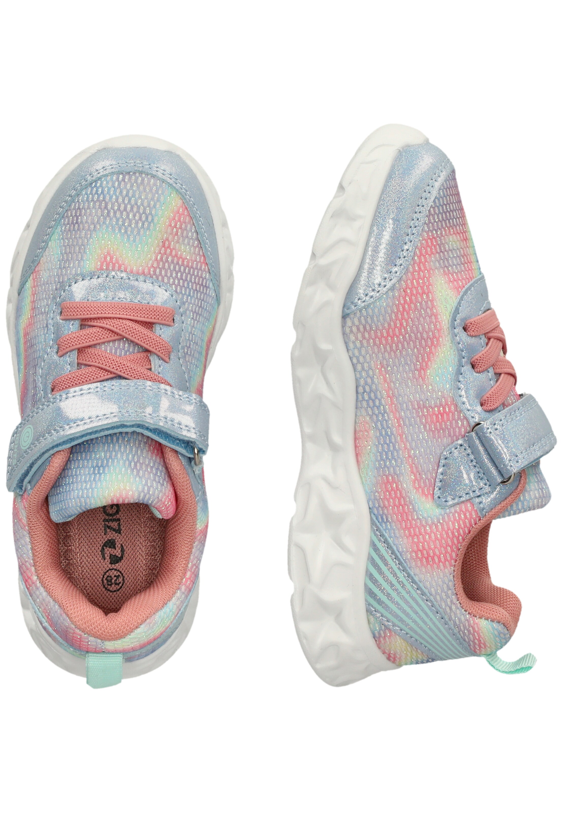 ZigZag Lage schoen 'Hellin' in Blauw