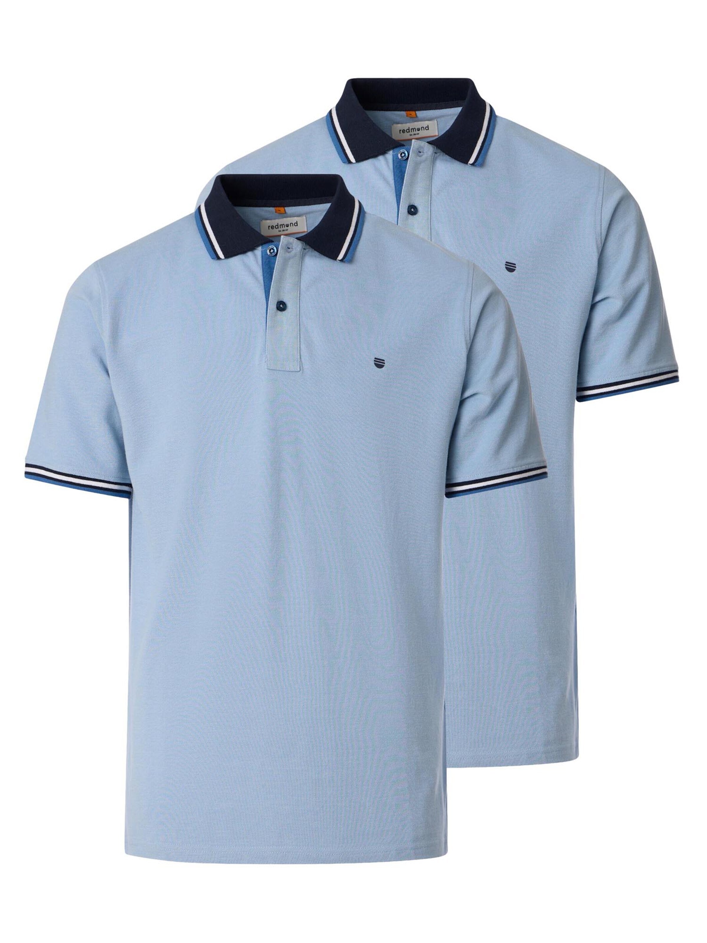 redmond Shirt 'Basic' in Blue: front