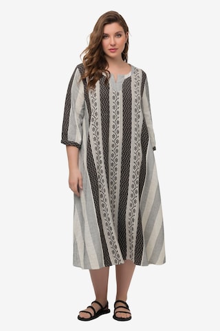 Ulla Popken Shirt Dress in Grey