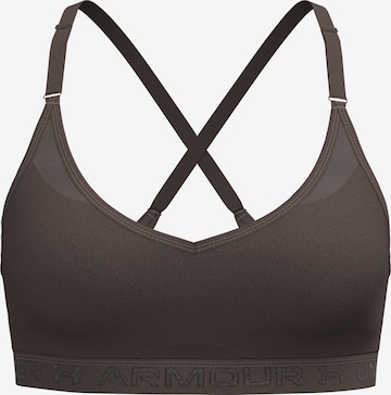 UNDER ARMOUR Sport bh in Bruin: voorkant