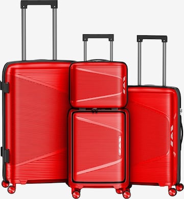 4FLY Kofferset 'Linea Lux' in Rot: Vorderseite