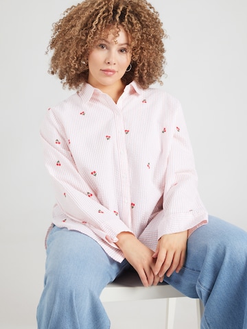 rožinė ONLY Carmakoma Palaidinė 'CARNEW LINA GRACE': priekis