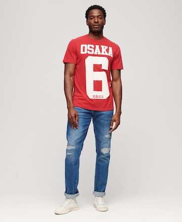 Superdry Shirt 'Osaka 6' in Rot
