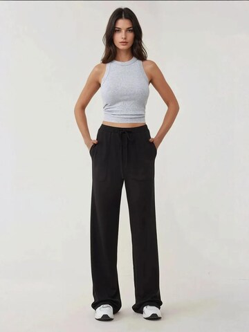 Wide Leg Pantalon Hiccup en noir