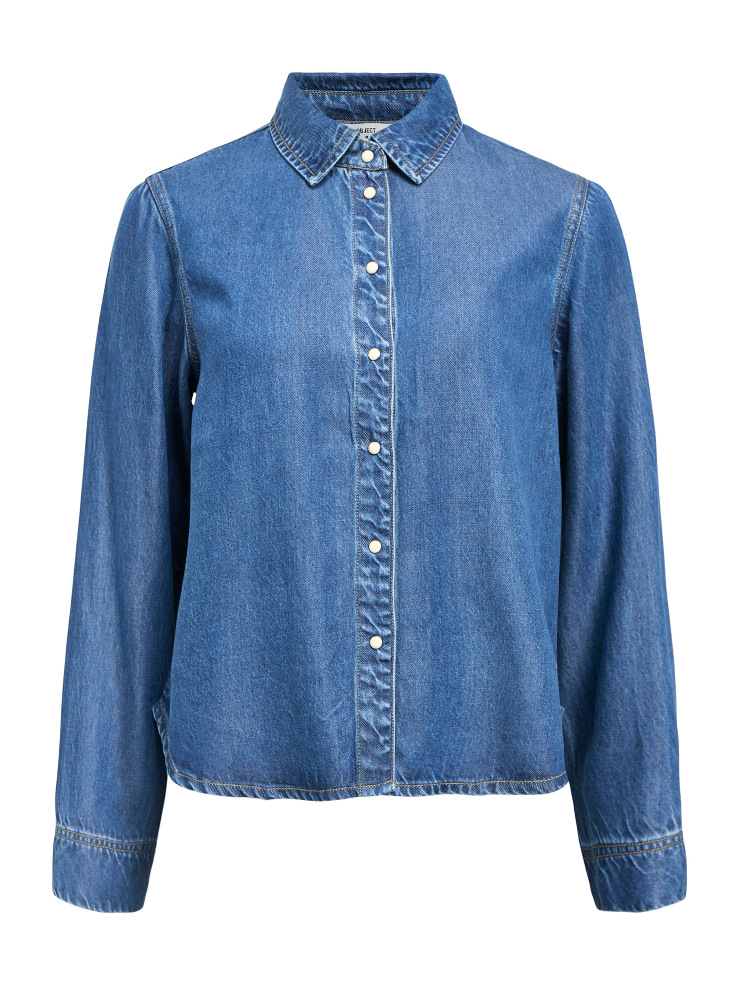 OBJECT Blouse &#x27;OBJFRAME&#x27; in Blue: front